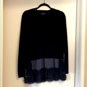 Club Monaco sweater lace combo